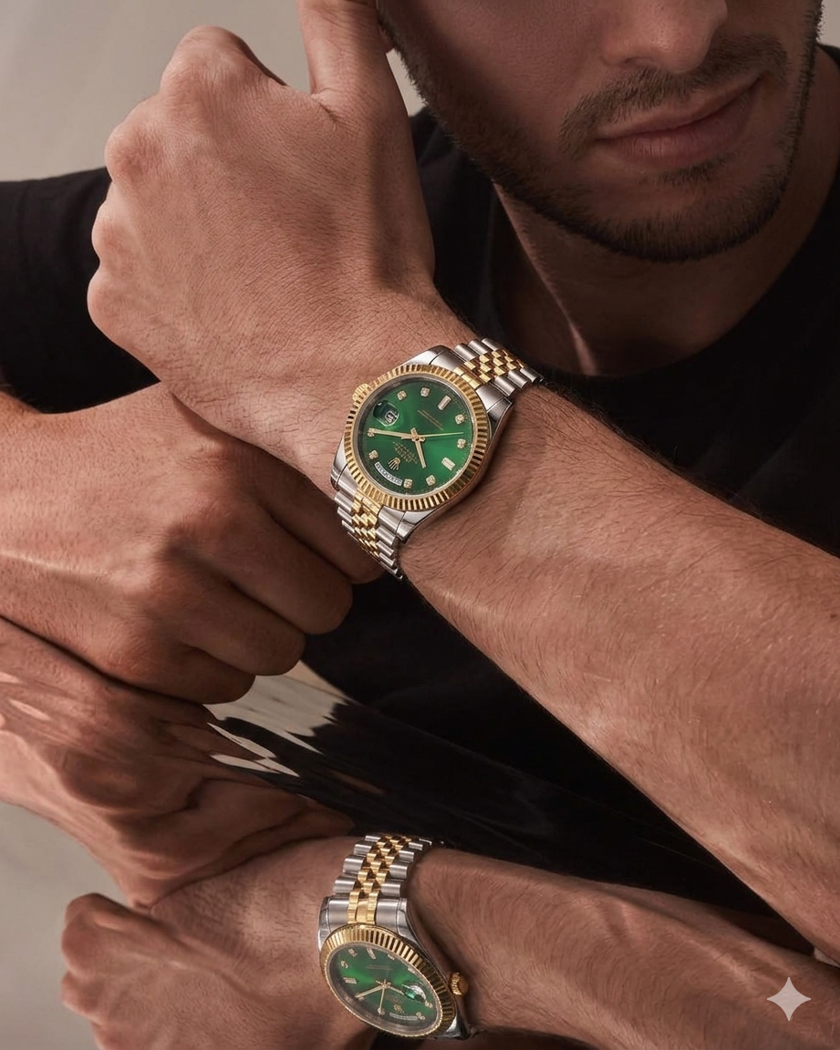 Diamond Gold Rolex Watch