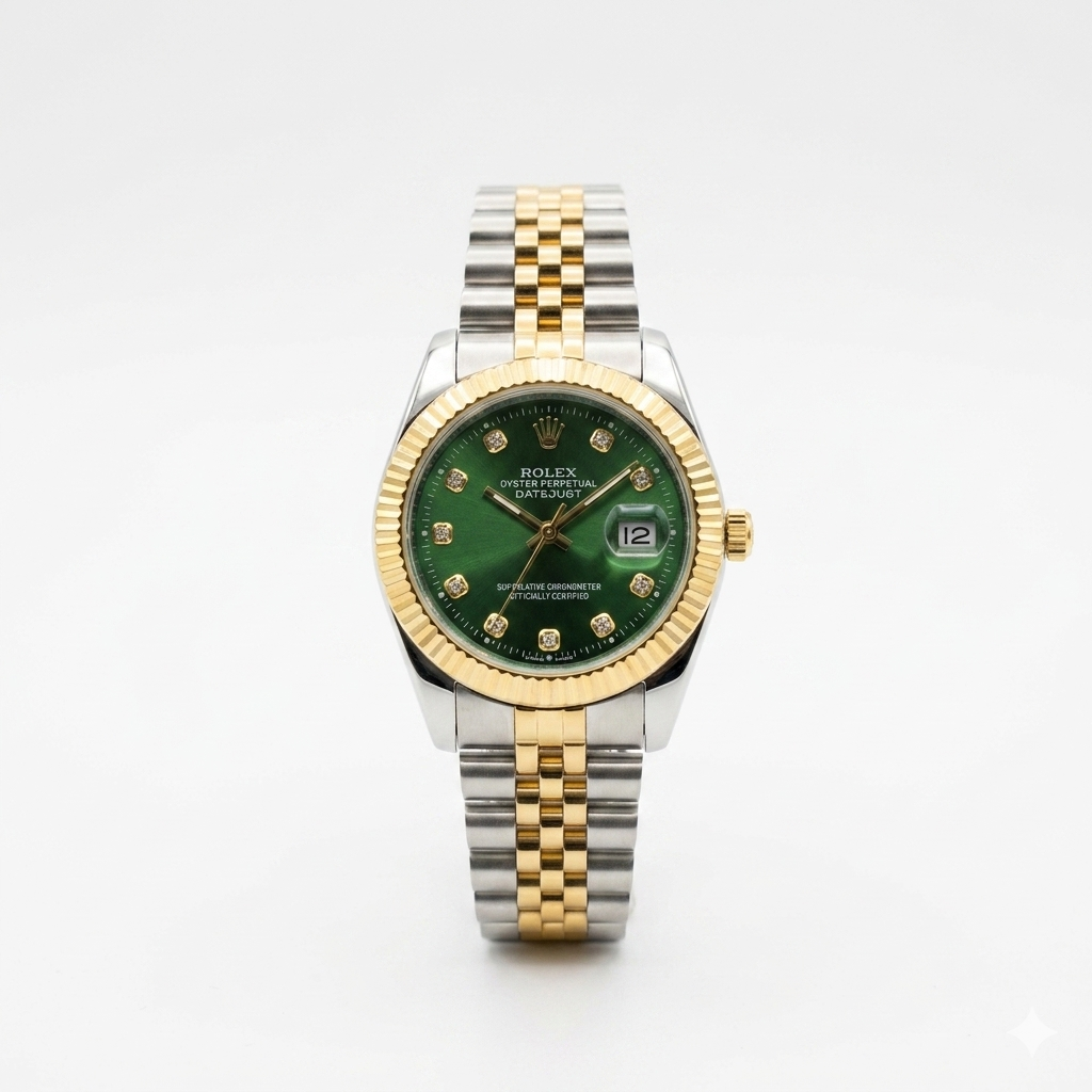 Diamond Gold Rolex Watch