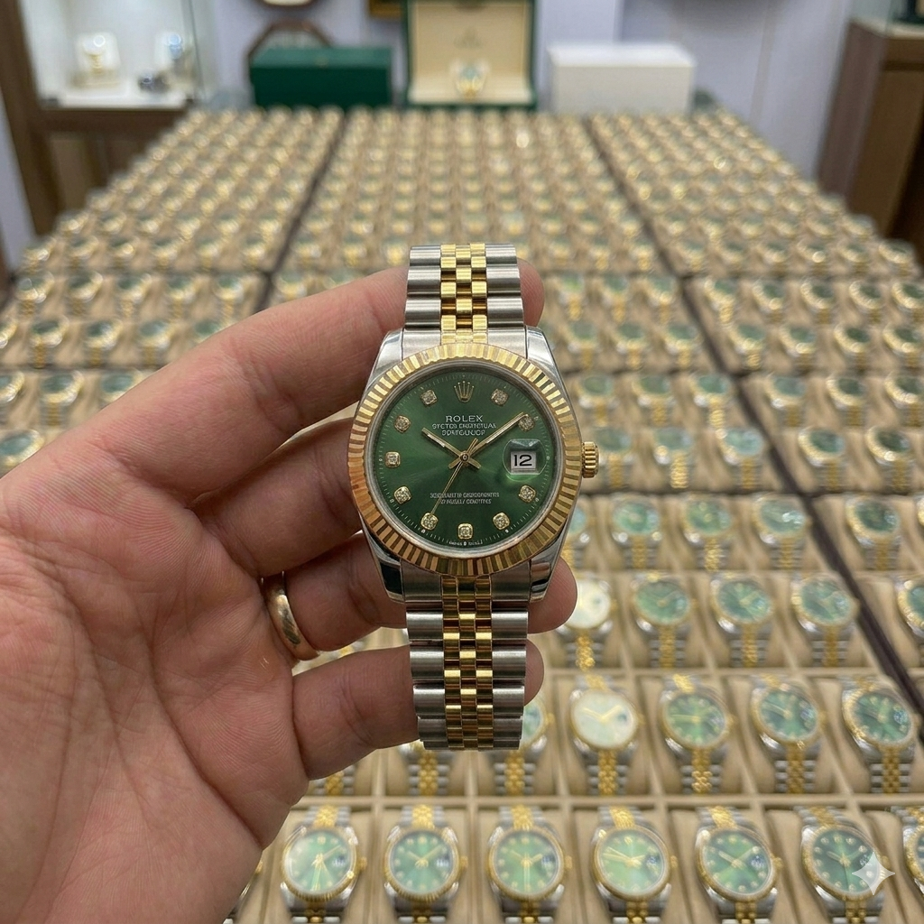 Diamond Gold Rolex Watch
