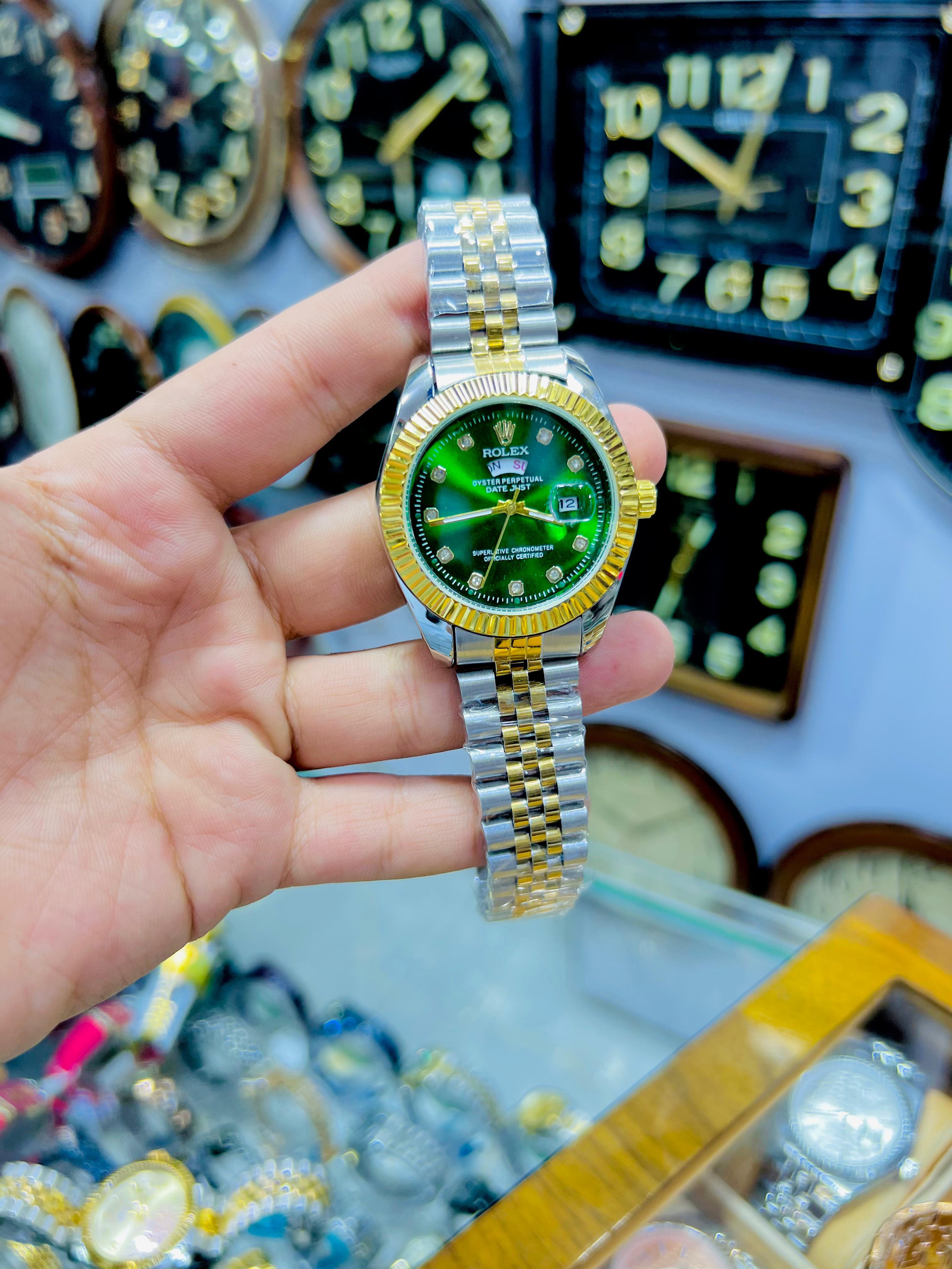 Diamond Gold Rolex Watch